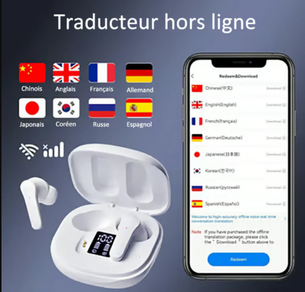 🔥 Dernier jour -49% de réduction 🔥 - Casques pour traduction simultanée